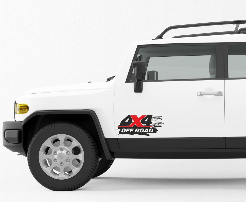 Стикери 4х4 Offroad два броя - Image 2